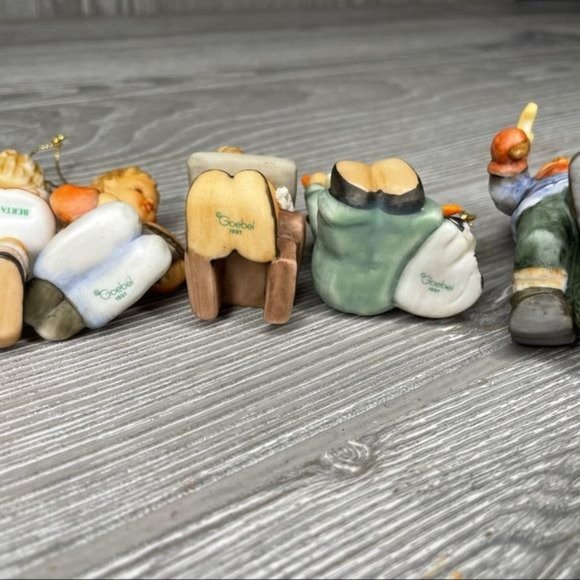 Vintage 1997 goebel Hummel lot of 6 Christmas ornaments children collectible - Picture 9 of 10